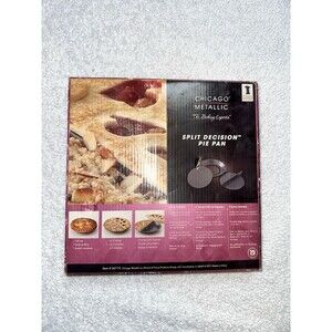 Chicago Metallic Professional Non-Stick Split Decision Pie Pan 9” #26719